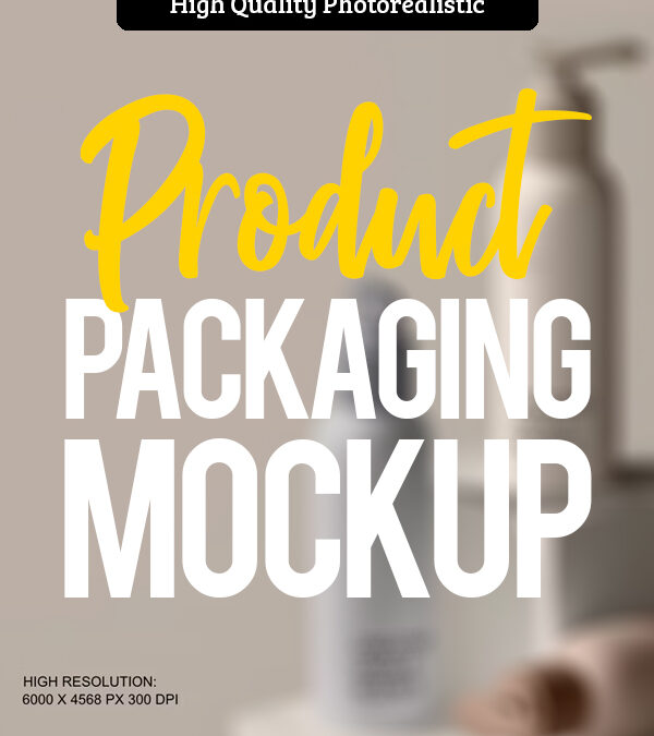 Product Mockups: High Quality Packaging Product Mockups