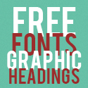 25 Fresh Free Fonts For Graphic Headings