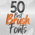 50 Best Brush Fonts For Graphic Designers